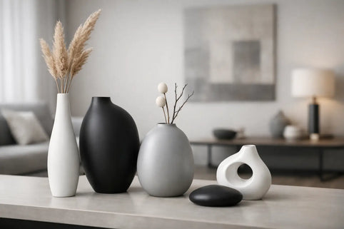 Moderne vazen kiezen voor een strak interieur