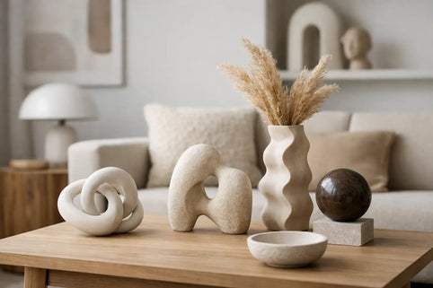 Interieurtrends met sculpturale accessoires
