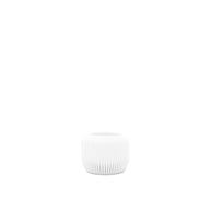 White ceramic bowl on a white background